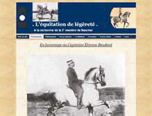 Tablet Screenshot of equi-leger.fr